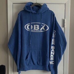Blue OBX outerbanks NC Women's Hoodie